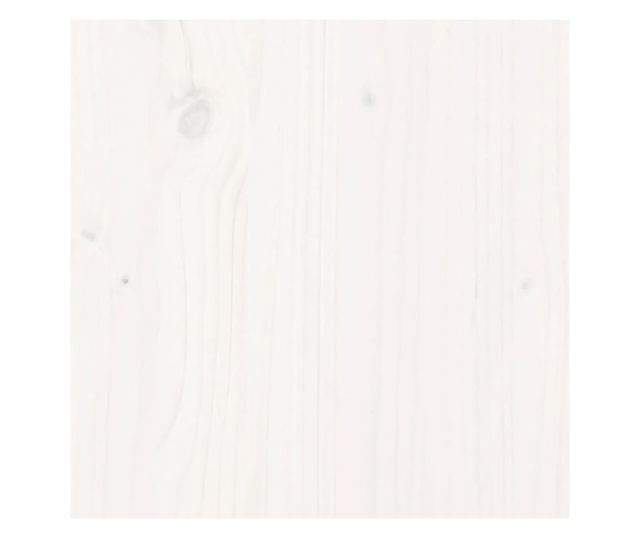 fehér tömör fenyőfa ágy matrac nélkül 200 x 200 cm