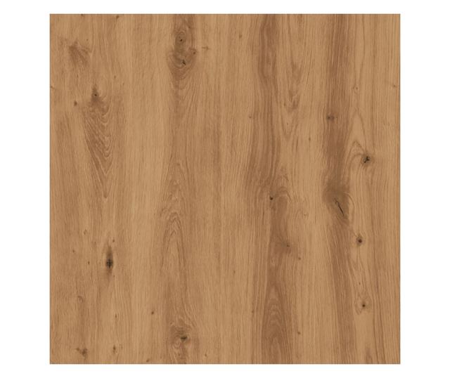 kézműves tölgy színű szerelt fa tálalószekrény 69,5x34x90 cm