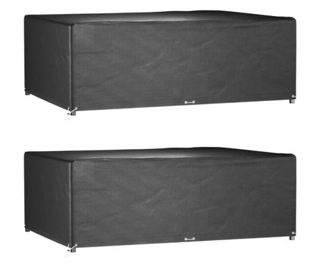 Kertbtor huzat, 2 db, 12 lyuk, 240x180x80cm, tglalap alak
