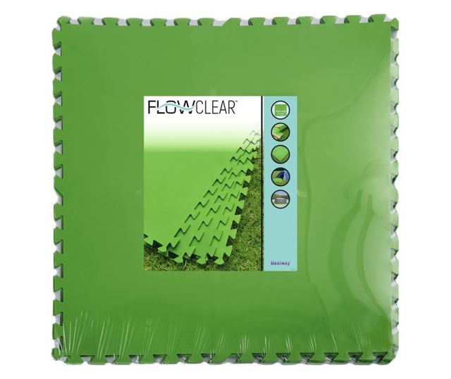 Flowclear Подови протектори 9 бр зелени 5,47 м²