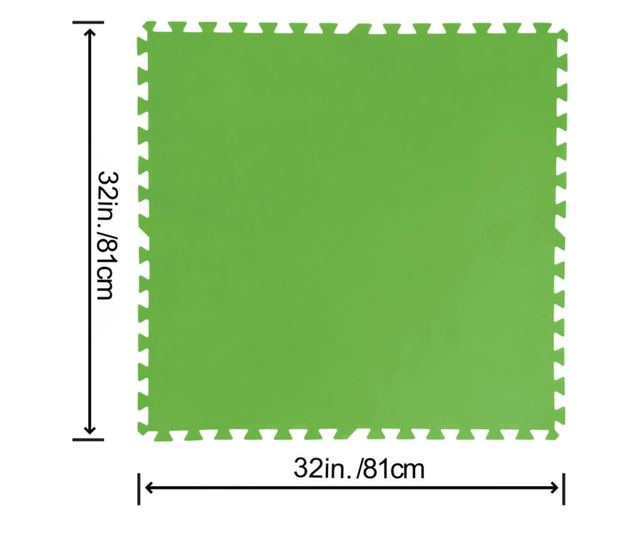 Flowclear Подови протектори 9 бр зелени 5,47 м²