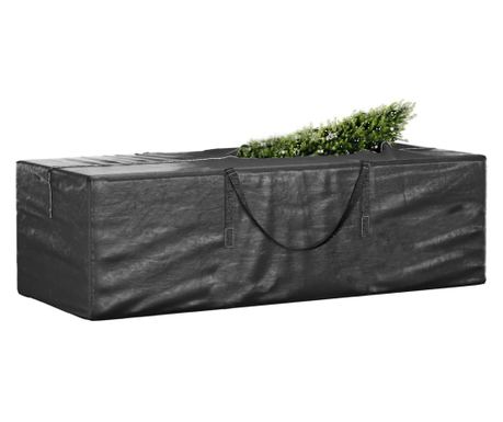 Crna torba za pohranu božićnog drvca 135x40x55 cm polietilen