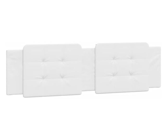 Легло с матрак, бяло, 180x200 см, изкуствена кожа