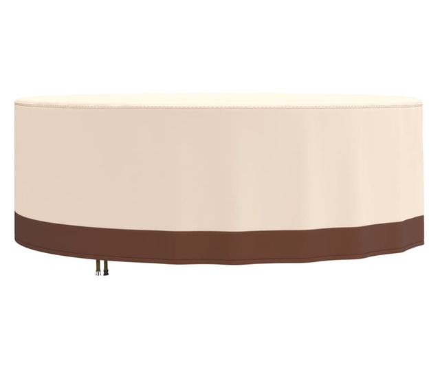 Покривала за градински мебели 2 бр Ø 244x71 см 600D Оксфорд