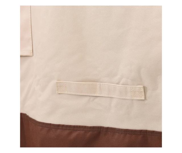 Покривала за градински мебели 2 бр Ø 244x71 см 600D Оксфорд