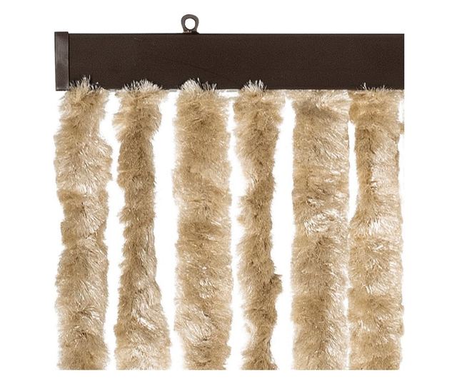 Завеса против насекоми, бежова, 56x200 см, шенил