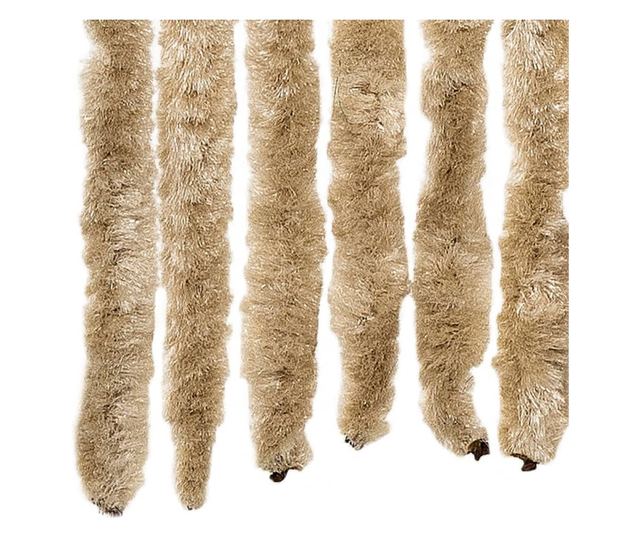 Завеса против насекоми, бежова, 56x200 см, шенил