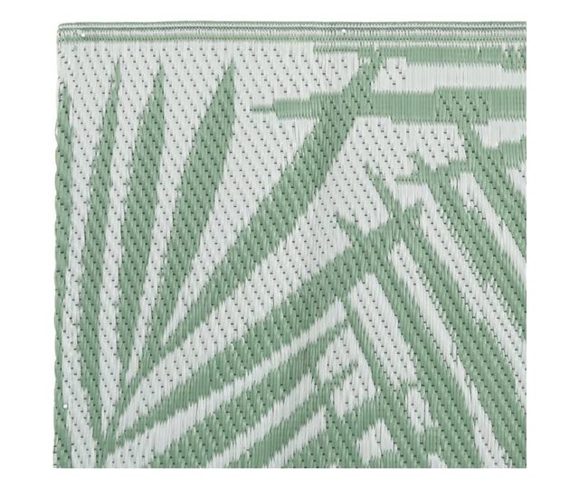 Килим за открито, зелен, 80x250 см, PP