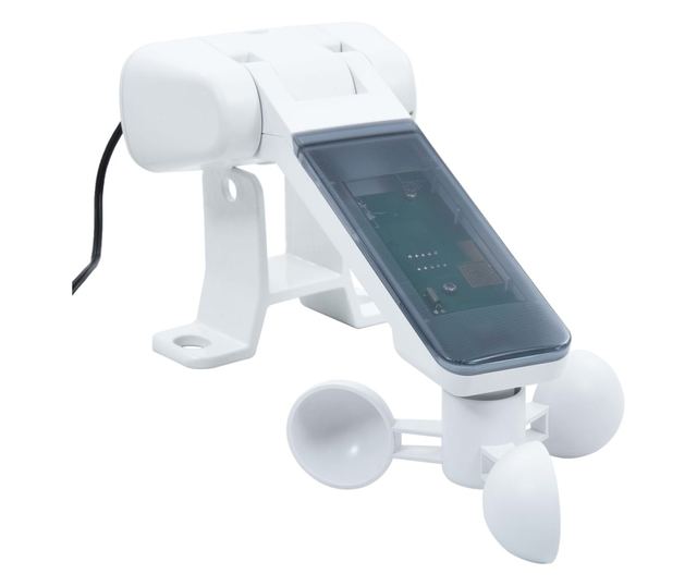 Автоматично прибираща се тента с LED, кафяв, 400x300 см