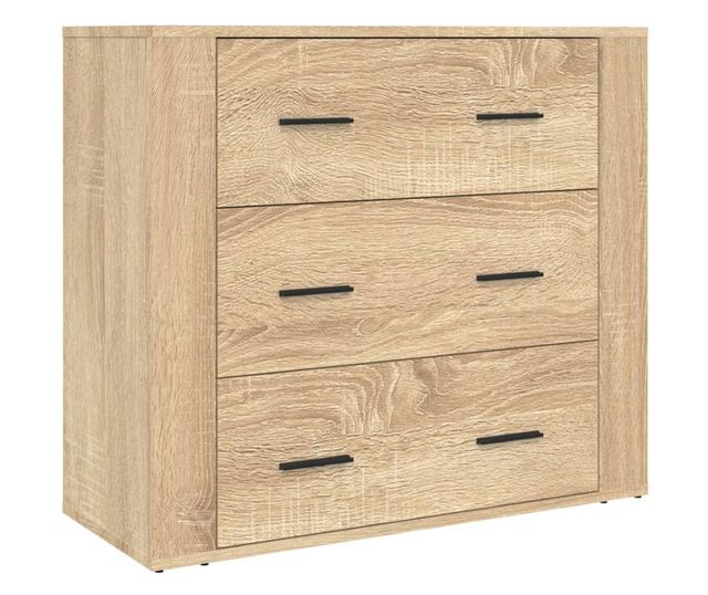 Висок шкаф, сонома дъб, инженерно дърво