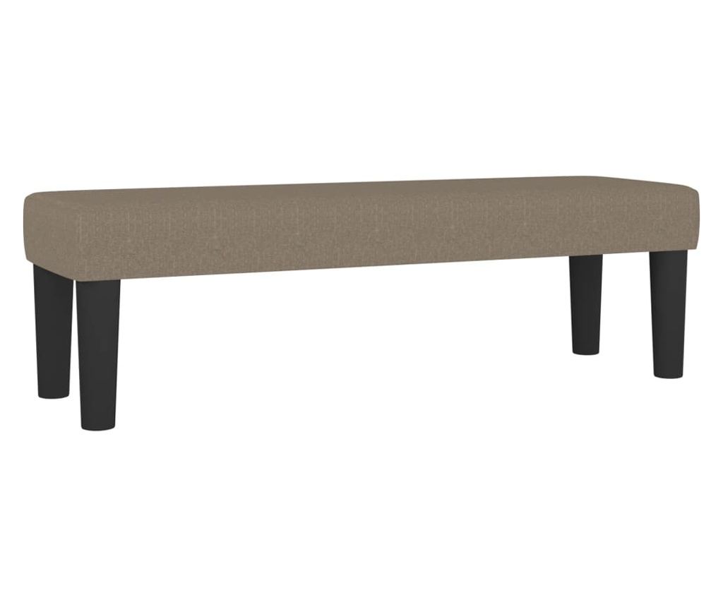 Боксспринг легло с матрак, таупе сиво, 200x200 см, текстил - 7