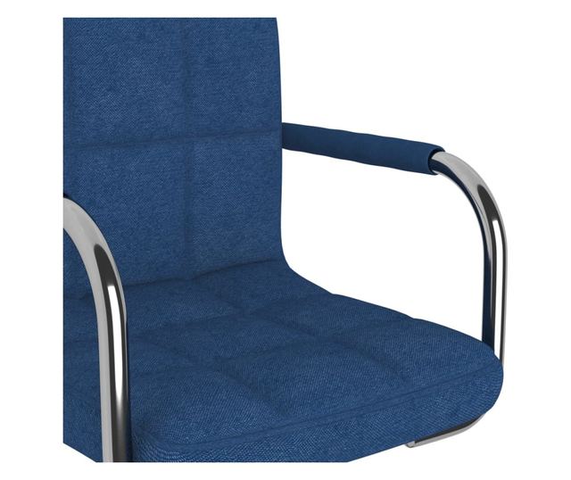 Barski stol, moder, tekstilni material