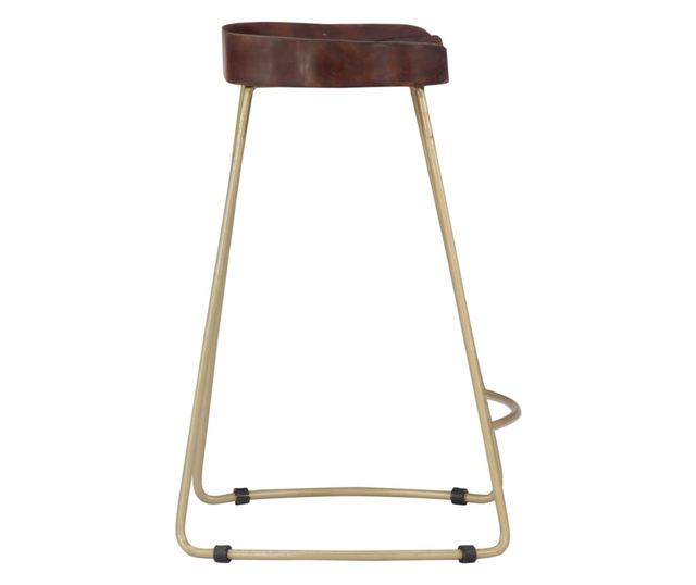 Scaune De Bar Gavin, 2 Buc., Lemn Masiv De Mango