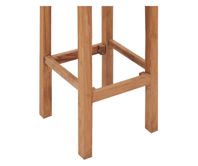 Barski stoli, 2 kosa, masiven tikov les