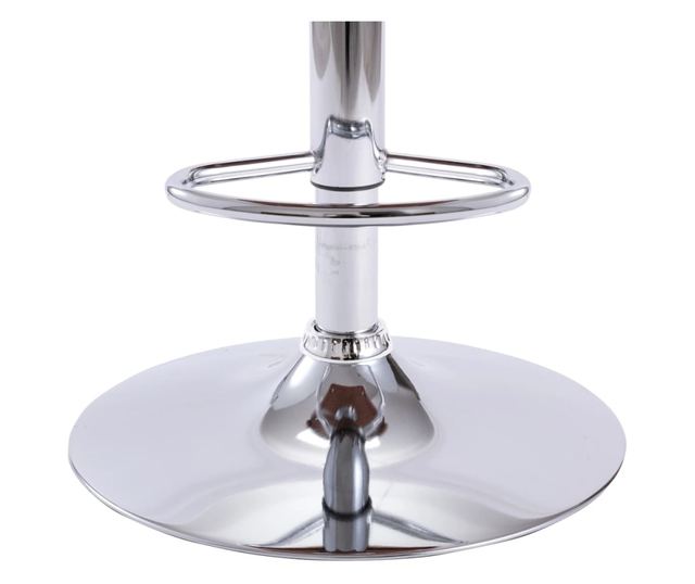 Barski stol, črn, umetno usnje