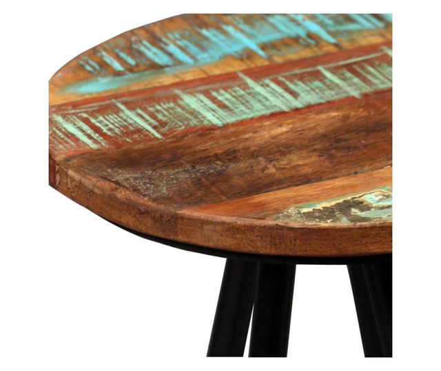 Barski stoli, 2 kosa, masiven recikliran les