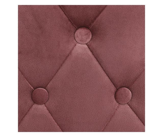 Barski stoli, 2 kosa, roza, žamet