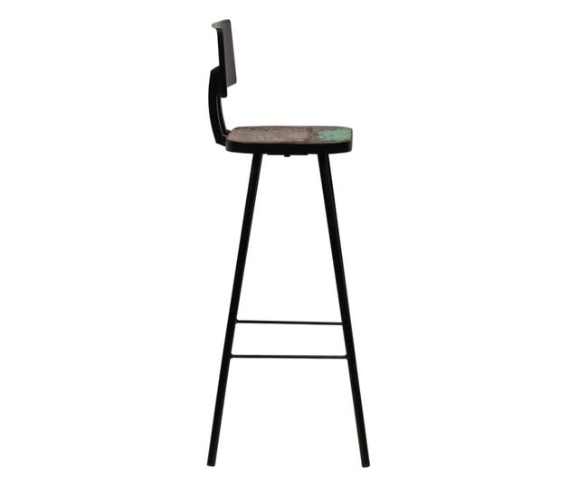 Barski stoli, 2 kosa, masiven predelan les