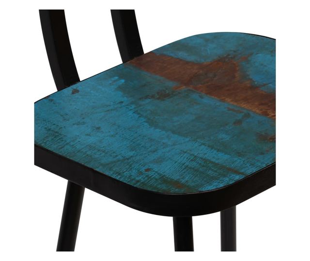 Barski stoli, 2 kosa, masiven predelan les