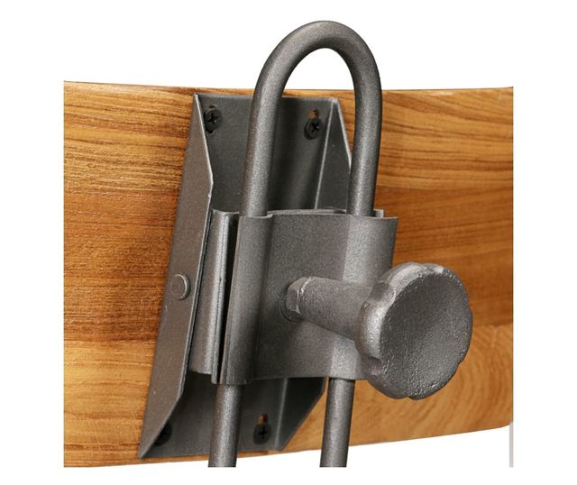 Barski stoli, 2 kosa, masiven recikliran tikov les