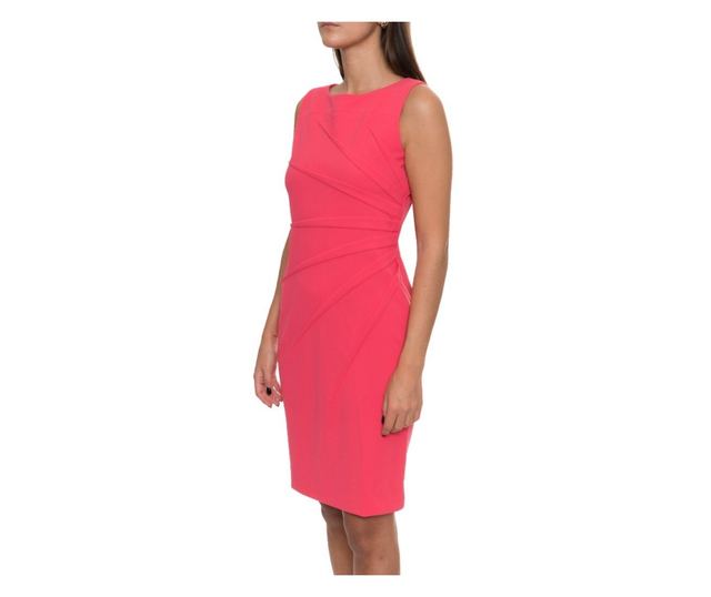 Rochie de dama creion fara maneci, Calvin Klein CDIC1B4P  L INTL Roz inchis