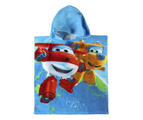 Prosop poncho cu glugă Super Wings 50 X 115 CM Universală Multicolor Multicolor 115 x 50 CM