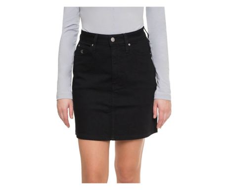 Fusta mini Calvin Klein Jeans J20J217490 30 Negru