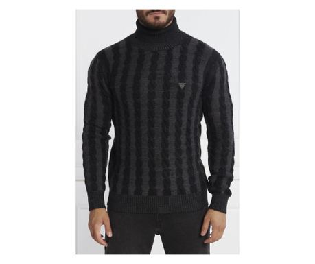Pulover barbati Guess M3BR26 Negru | Gri inchis XL INTL