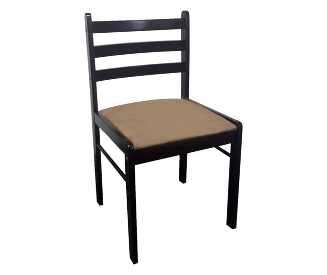 Leseni kuhinjski stoli, rjavi, 2 kosa