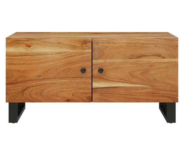 Stolić za kavu, 80x50x40 cm, masivno drvo akacije/obrađeno drvo