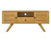 TV komoda, 110x30x50 cm, masivno teakovo leso thumbnail 3