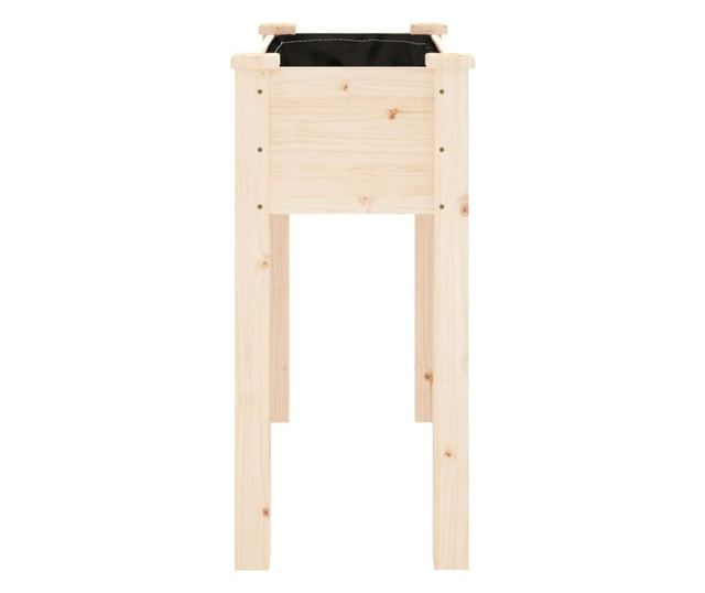 Žardinjera s oblogom, 71x37x76 cm, masivno drvo jele