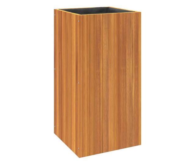 tömör akácfa kerti virágtartó 45 x 45 x 90 cm