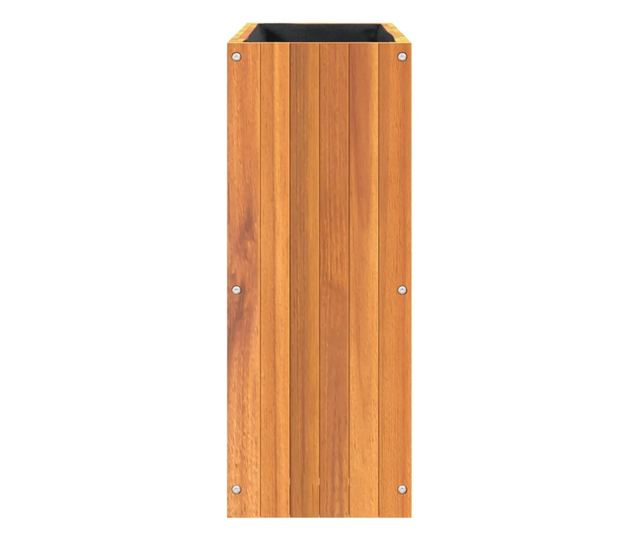 tömör akácfa kerti virágtartó 59x27,5x70 cm