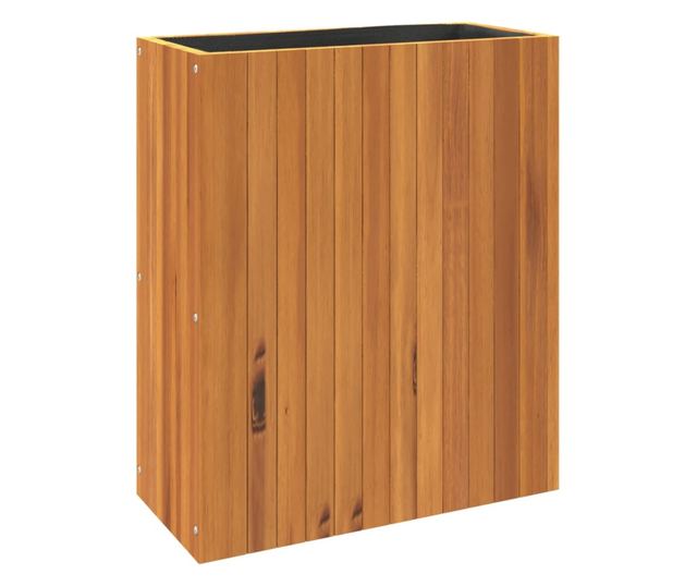 tömör akácfa kerti virágtartó 59x27,5x70 cm