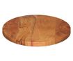 tömör akácfa ovális asztallap 140 x 50 x 3,8 cm