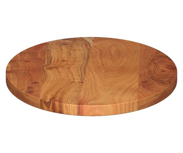 tömör akácfa ovális asztallap 140 x 50 x 3,8 cm