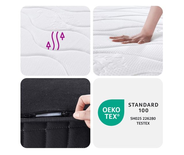 közepes Bonnell rugós matrac 100x200 cm