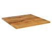tömör mangófa négyzet alakú asztallap 70x70x2,5 cm