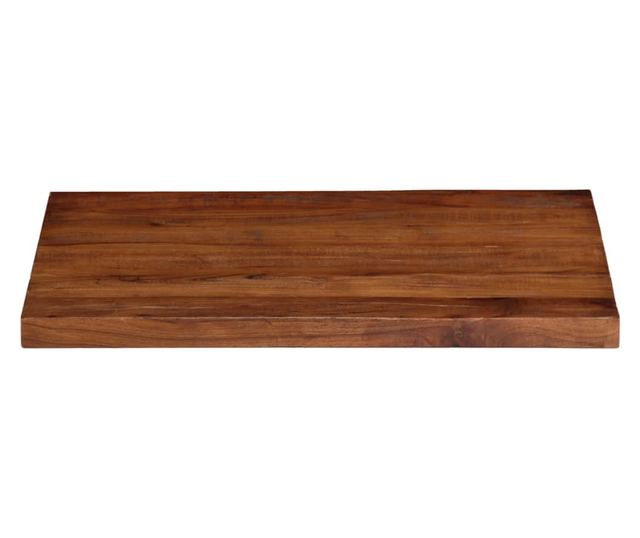 tömör újrahasznosított fa téglalap alakú asztallap 80x70x2,5 cm