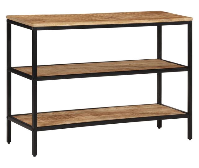 tömör nyers mangófa tálalóasztal 100 x 35 x 70 cm