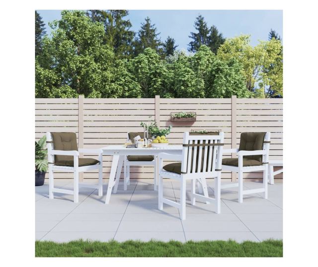 4 db melange tópszínű szövet háttámlás székpárna 100x50x7 cm