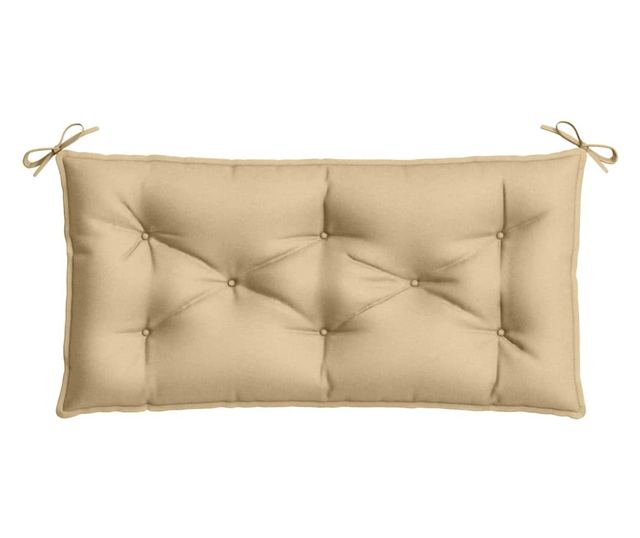 melange bézs szövet kerti padpárna 100 x 50 x 7 cm