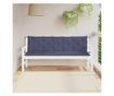 2 db tengerészkék oxford szövet kerti padpárna 180 x 50 x 7 cm