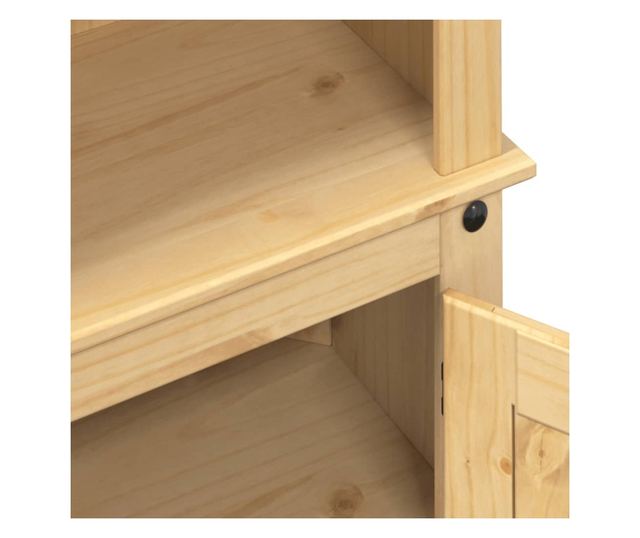 Corona tömör fenyőfa magasszekrény 74 x 38 x 170 cm