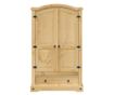 Corona tömör fenyőfa ruhásszekrény 101 x 52 x 170 cm
