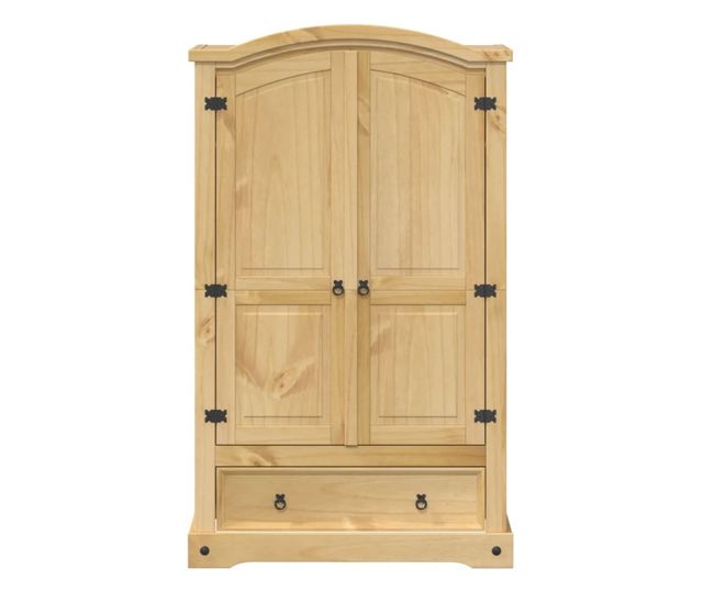 Corona tömör fenyőfa ruhásszekrény 101 x 52 x 170 cm