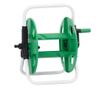 zöld acél szabadon álló tömlőorsó 45 m 1/2"-os tömlőhöz