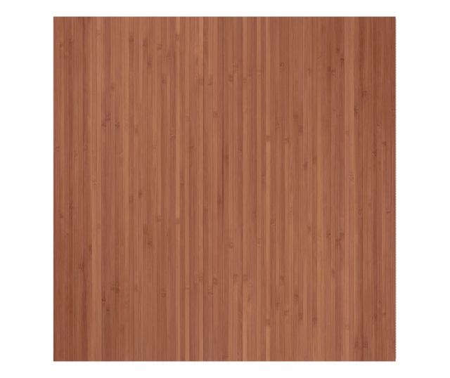 négyszögletű barna bambusz szőnyeg 100 x 100 cm