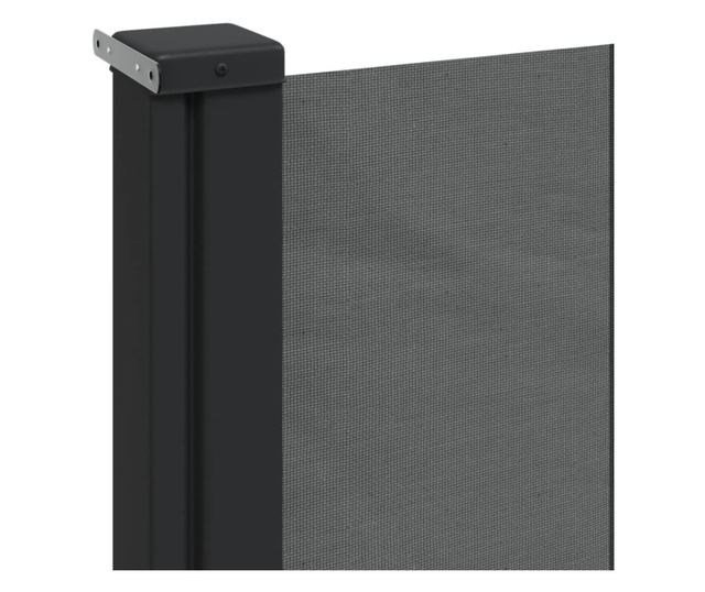 antracitszürke behúzható oldalsó napellenző 200 x 500 cm